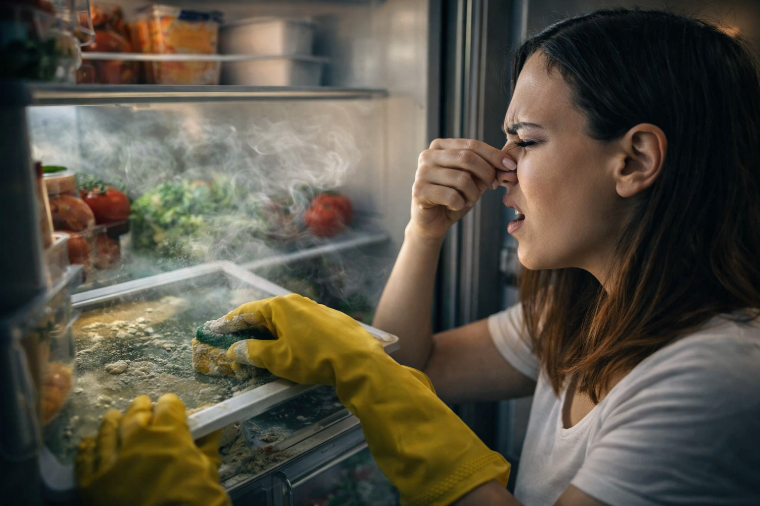 Malos olores en la nevera: cómo eliminarlos rápidamente