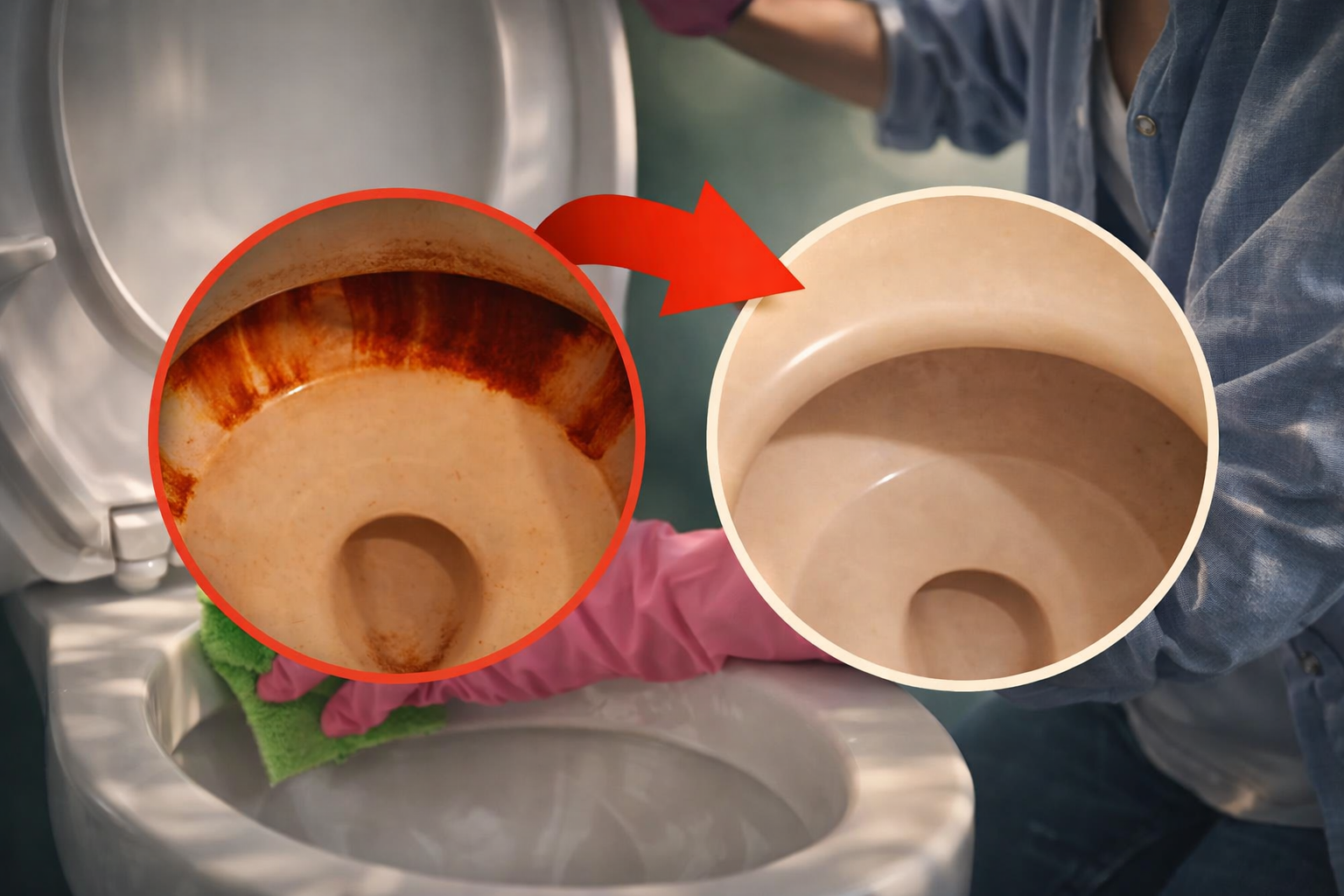 Manchas de óxido en el baño: cómo eliminarlas rápido y para siempre