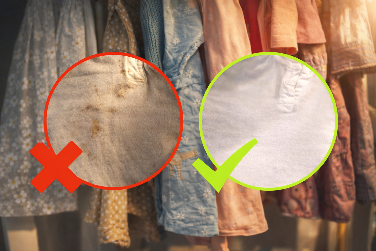 Manchas difíciles en la ropa, sin necesidad de lavadora: podrás eliminarlas en un instante