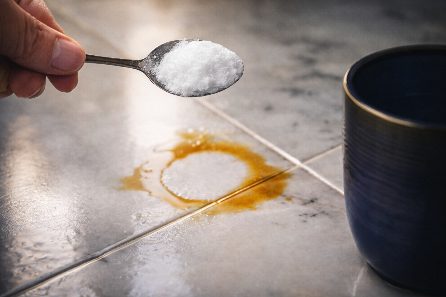 Manchas en superficies de mármol, este ingrediente las elimina en 2 segundos