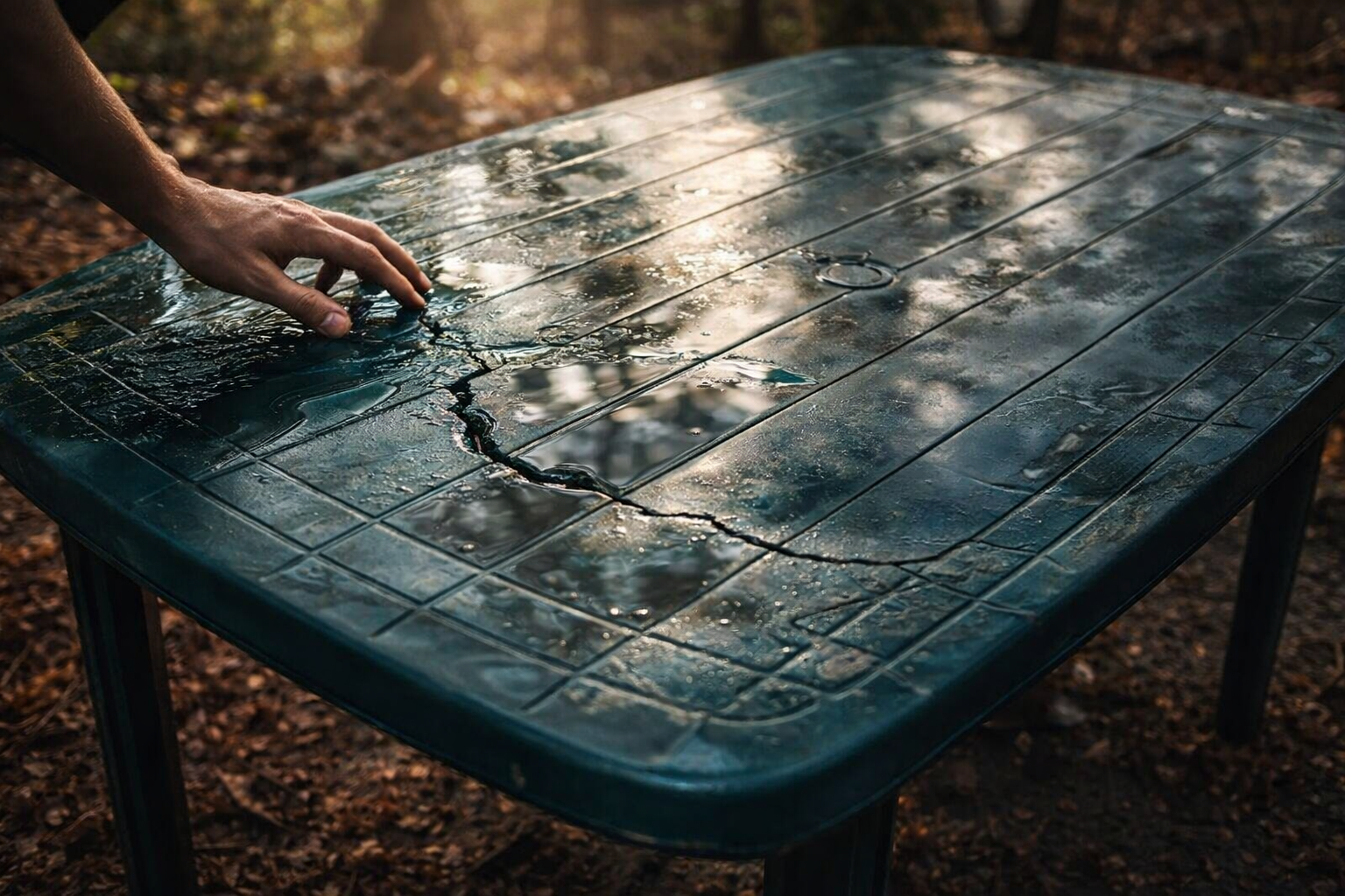 Mesa de jardín de plástico: así la limpiamos para devolverle su brillo