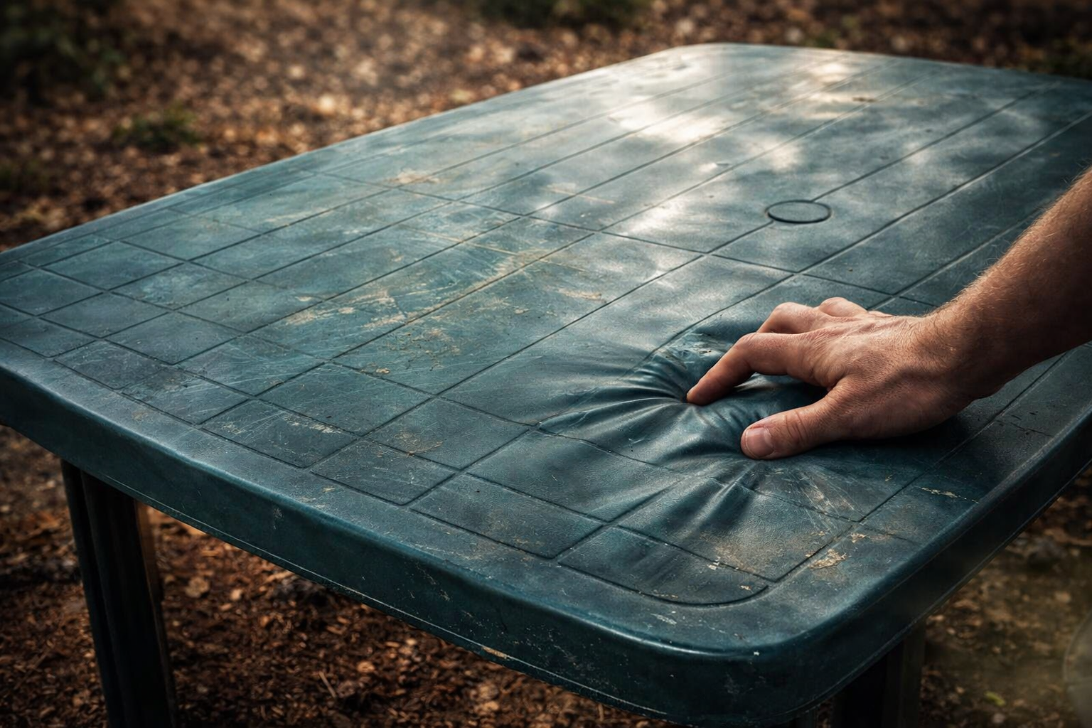 Mesa de jardín de plástico: cómo limpiarla para recuperar su brillo