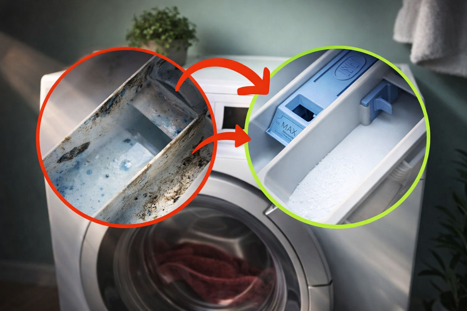 Moho en el tambor de la lavadora: con este ingrediente le devolverás su aspecto original