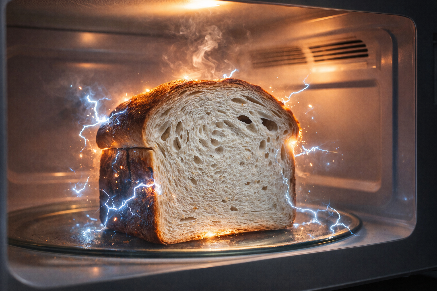 Pan duro en el microondas: el truco para volverlo esponjoso en 30 segundos
