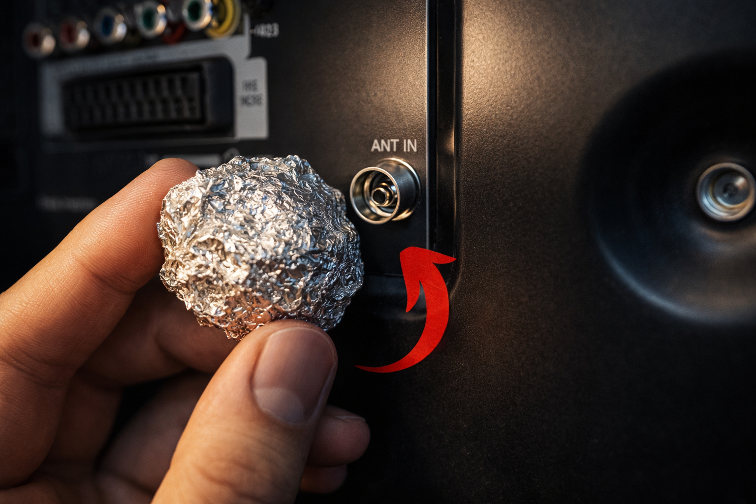 Papel aluminio y televisión, lo inesperado continúa