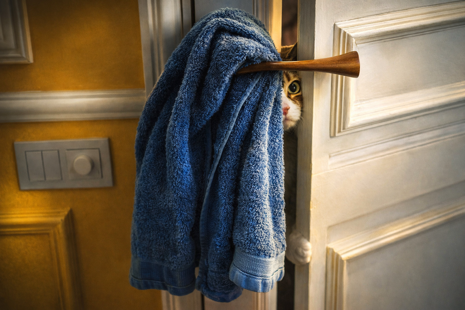 Por qué colocar una toalla húmeda en la parte de la manija de la puerta antes de acostarse