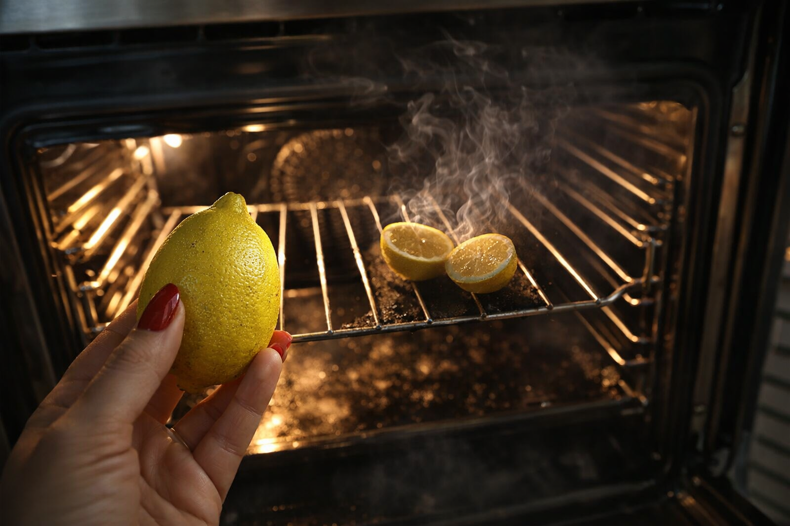Por qué deberías colocar un limón en tu horno al menos una vez al mes