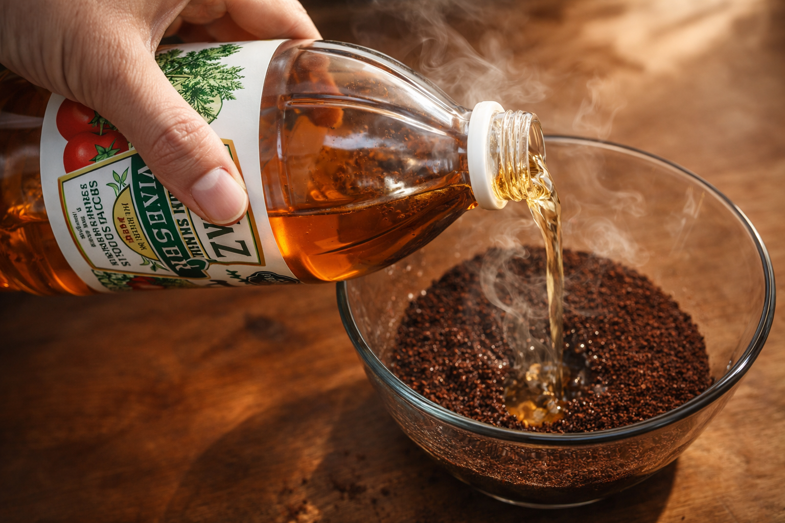 Por qué millones de amas de casa italianas mezclan café con vinagre