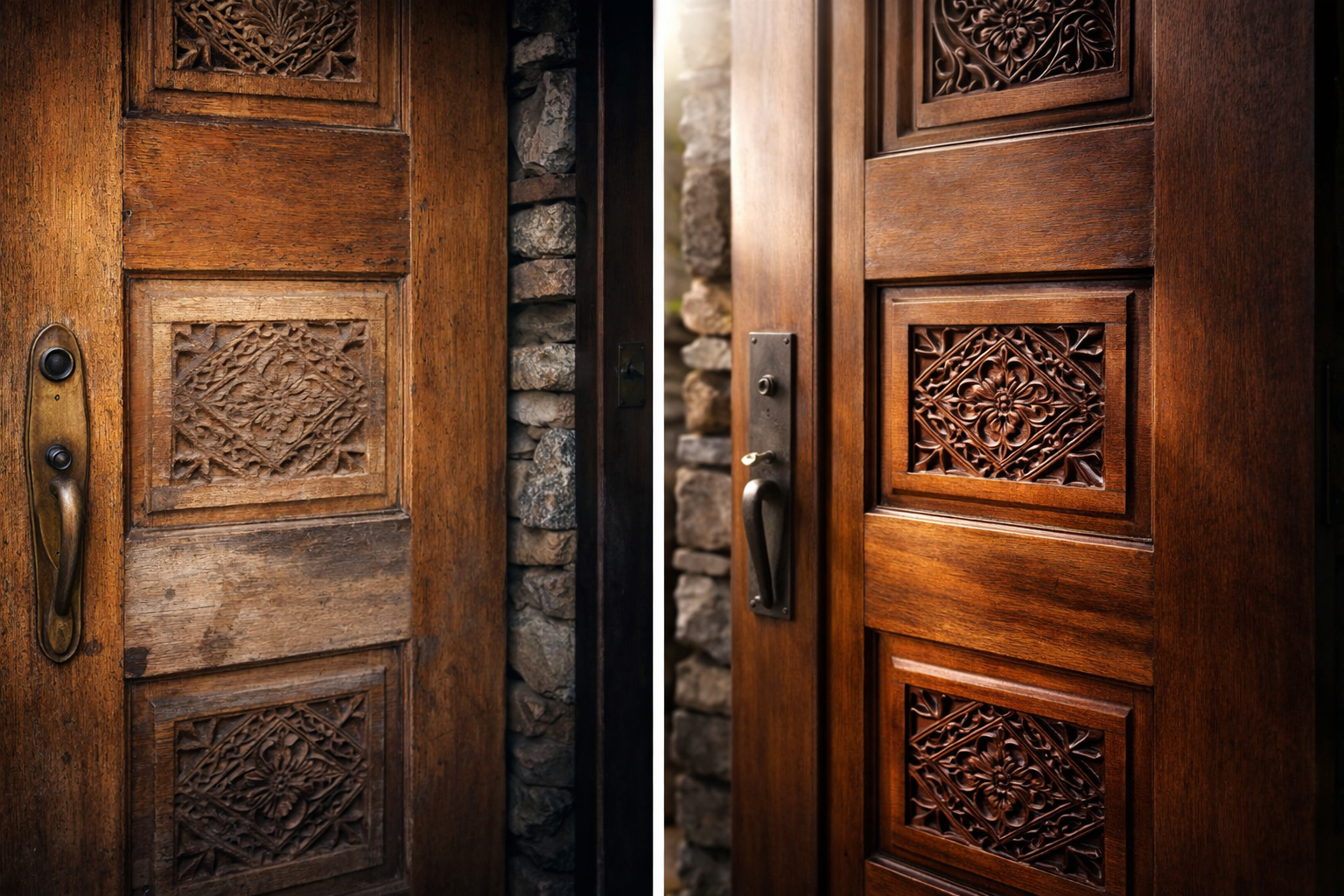 Puertas de madera: cómo limpiarlas y pulirlas con un solo ingrediente esencial