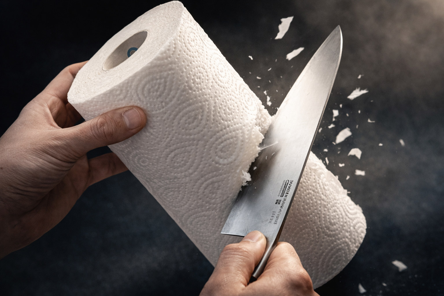 Reducir el tamaño del rollo de papel de cocina: ahorra mucho dinero