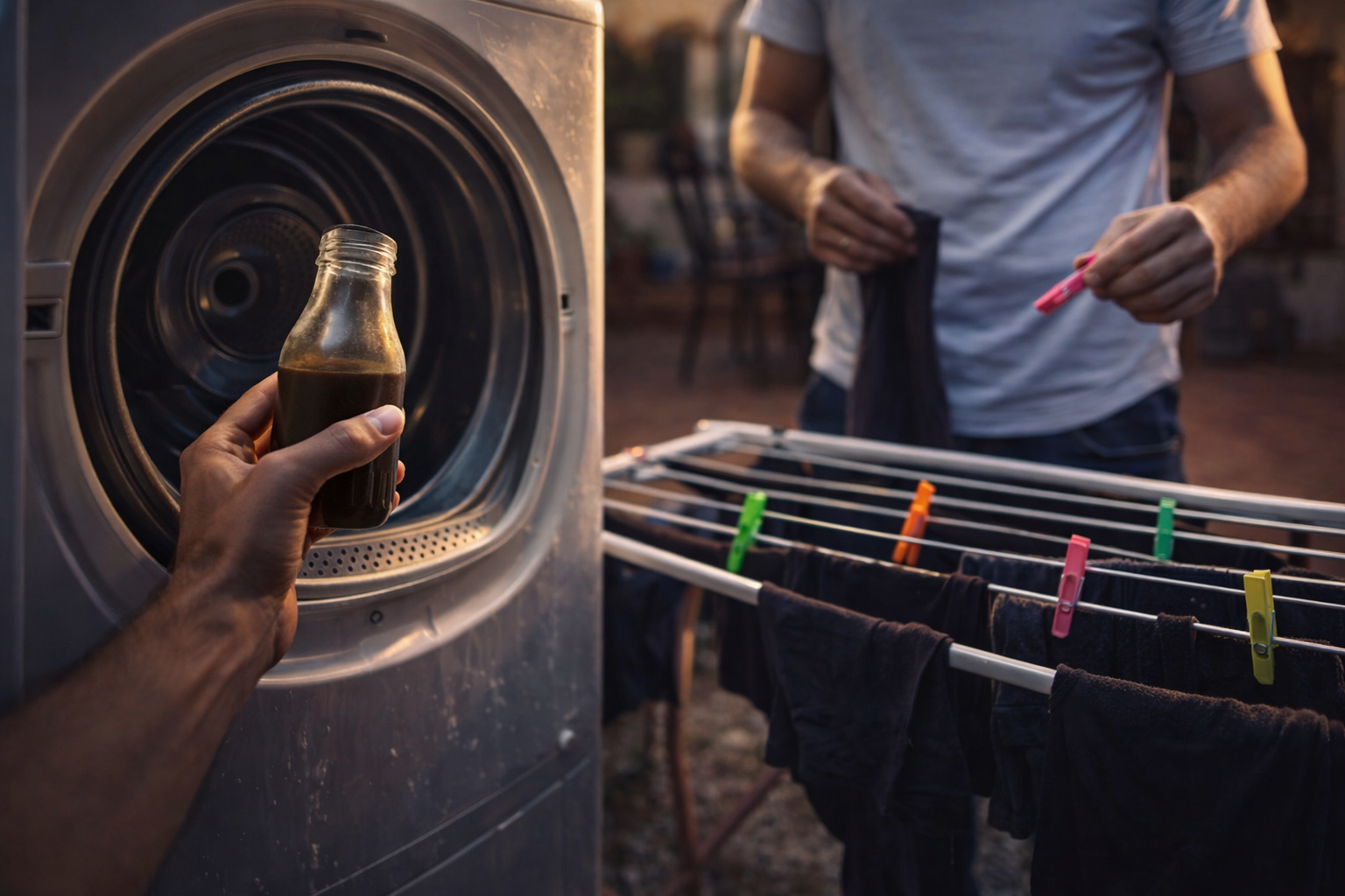 Ropa negra al sol: el truco de lavado para evitar que se destiña