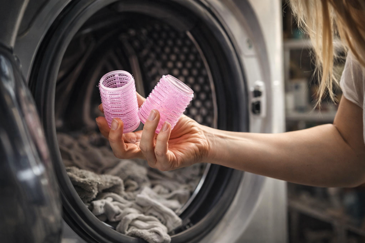 Rulos en la lavadora: ¿qué sucede realmente con la ropa?