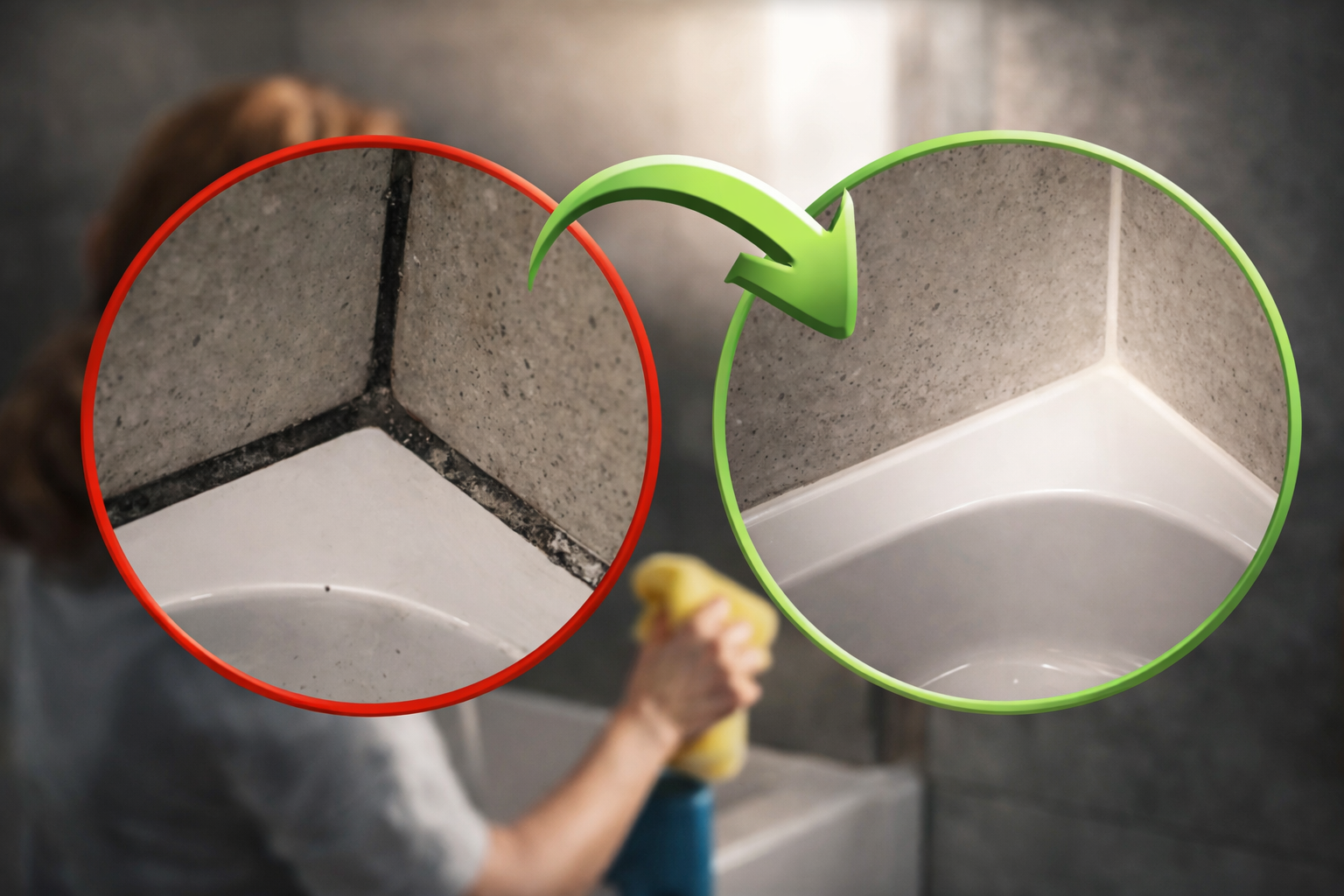 Silicona negra en el baño: si haces esto, vuelve como nueva