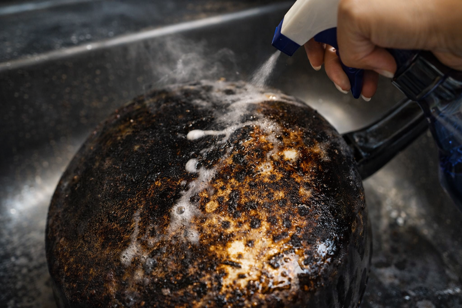 Solo esta mezcla natural hará brillar cualquier sartén y olla crujiente.