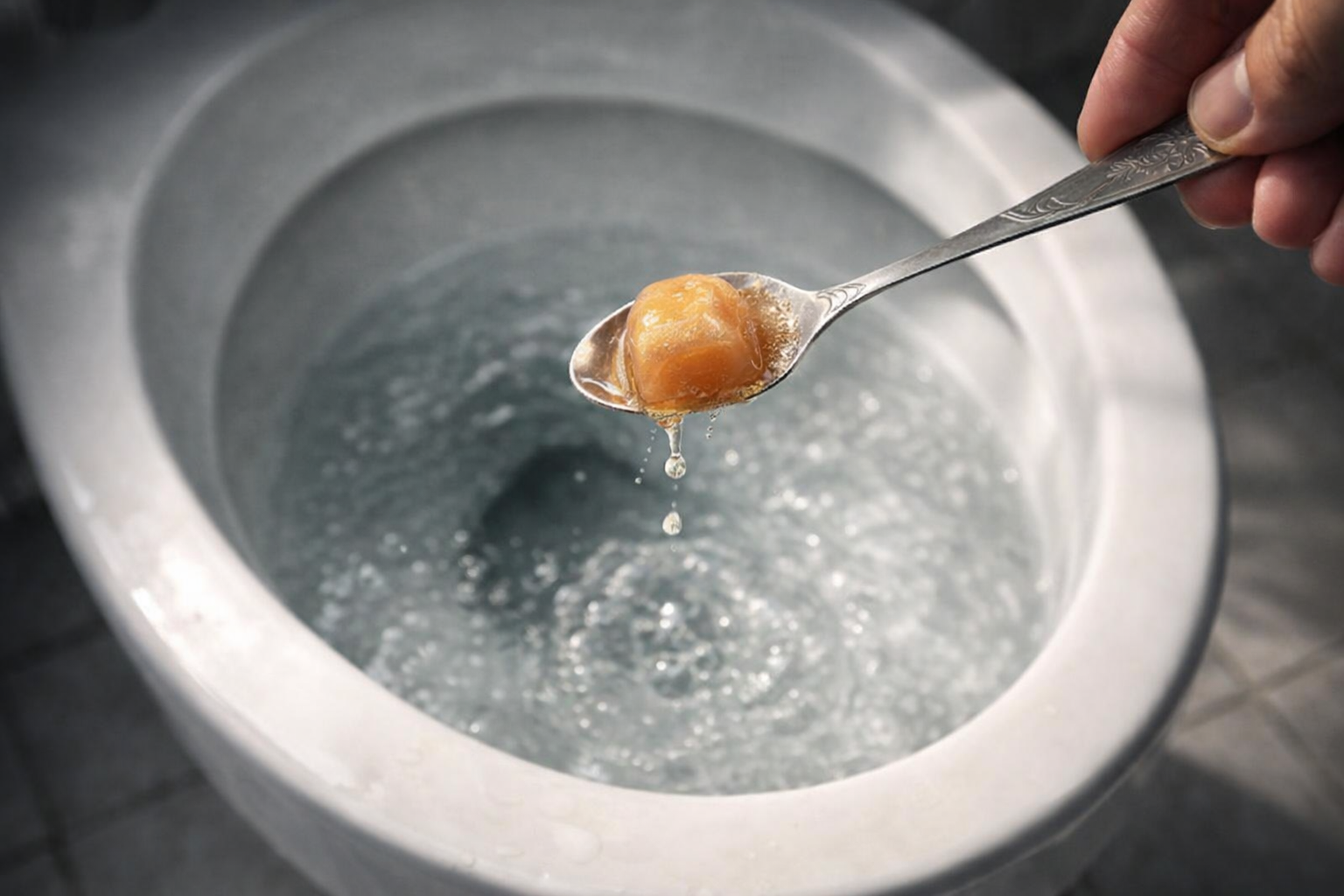 Tíralo al agua si es casi imposible eliminar las manchas amarillas del inodoro
