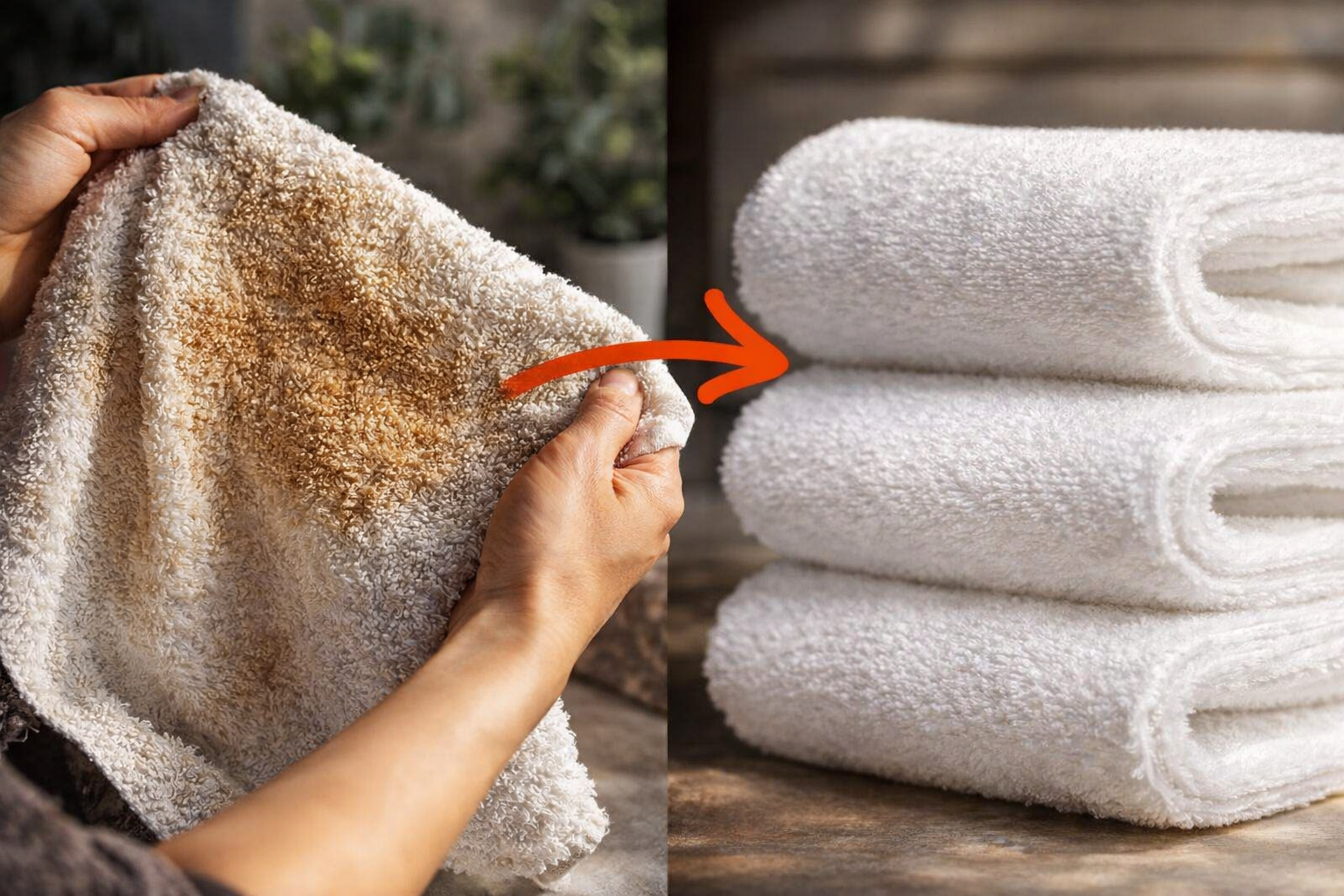 Toallas antiguas y amarillentas: cómo blanquearlas y dejarlas suaves como nubes