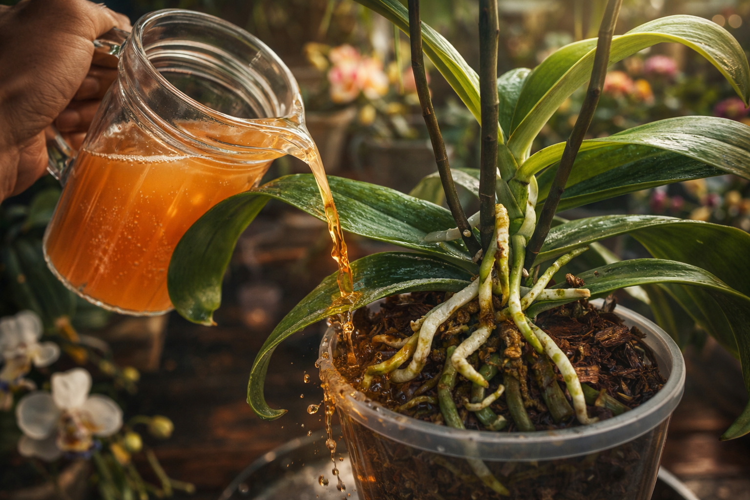 Una taza al mes y tendrás un balcón y jardín llenos de flores: algo nunca visto