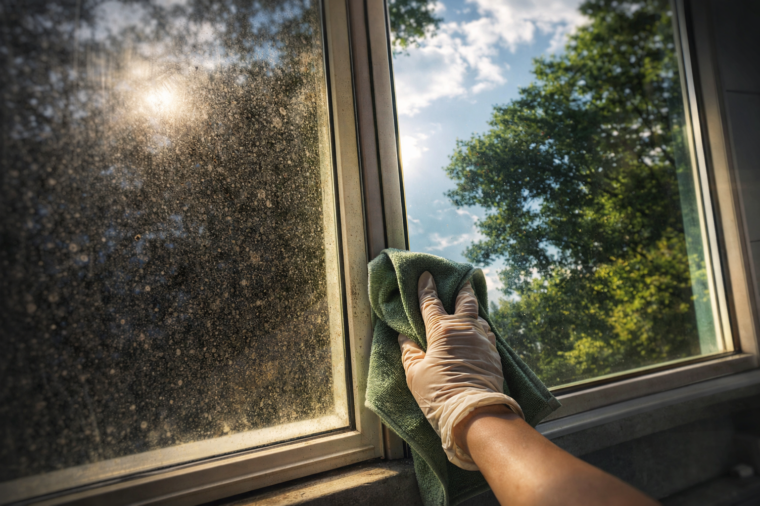 Vaso de cocina limpio y brillante: la solución está en tu cocina