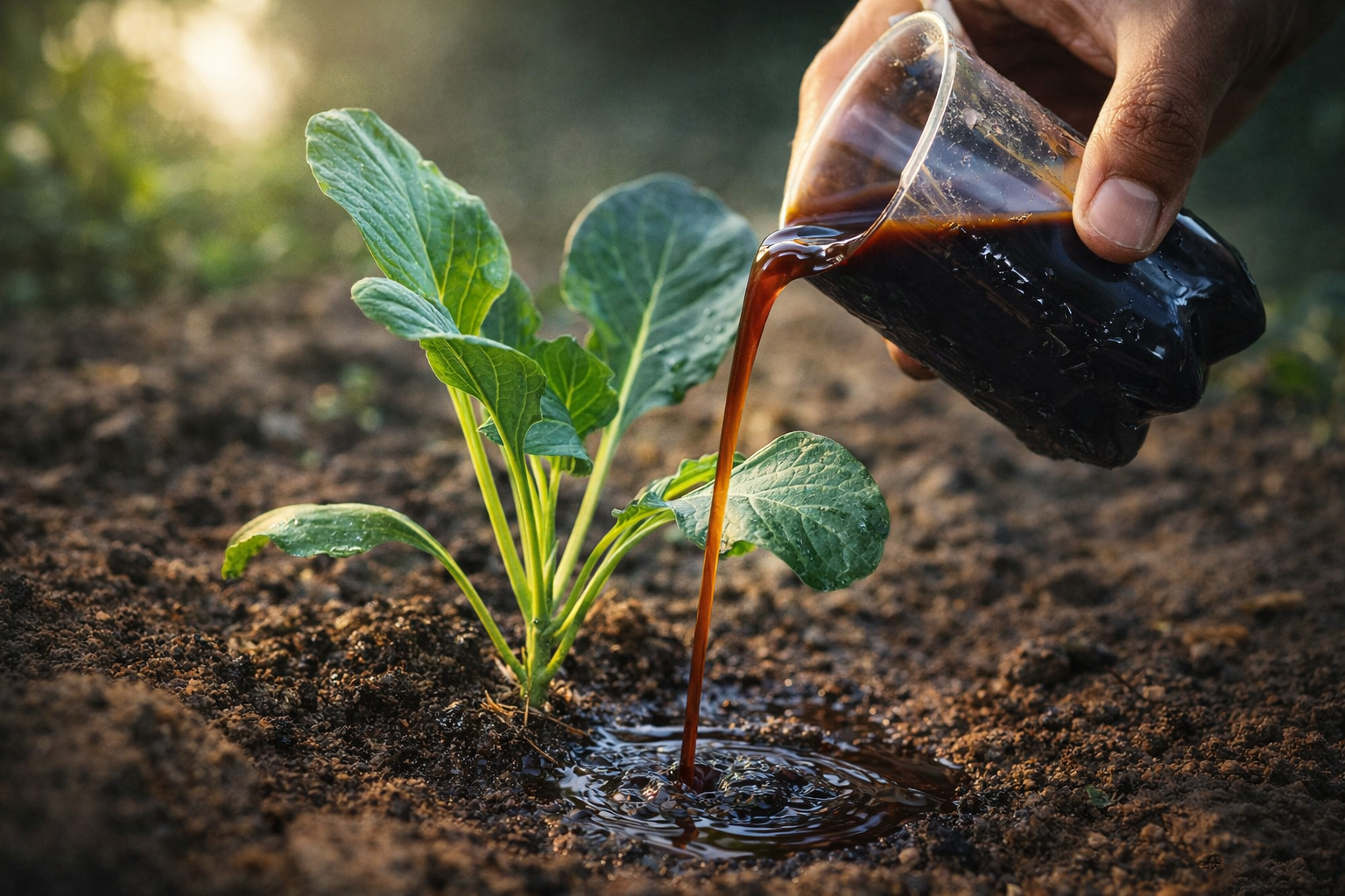 ¡Una gota contiene miles de millones de microbios! Mis plantas crecen sin fertilizantes caros