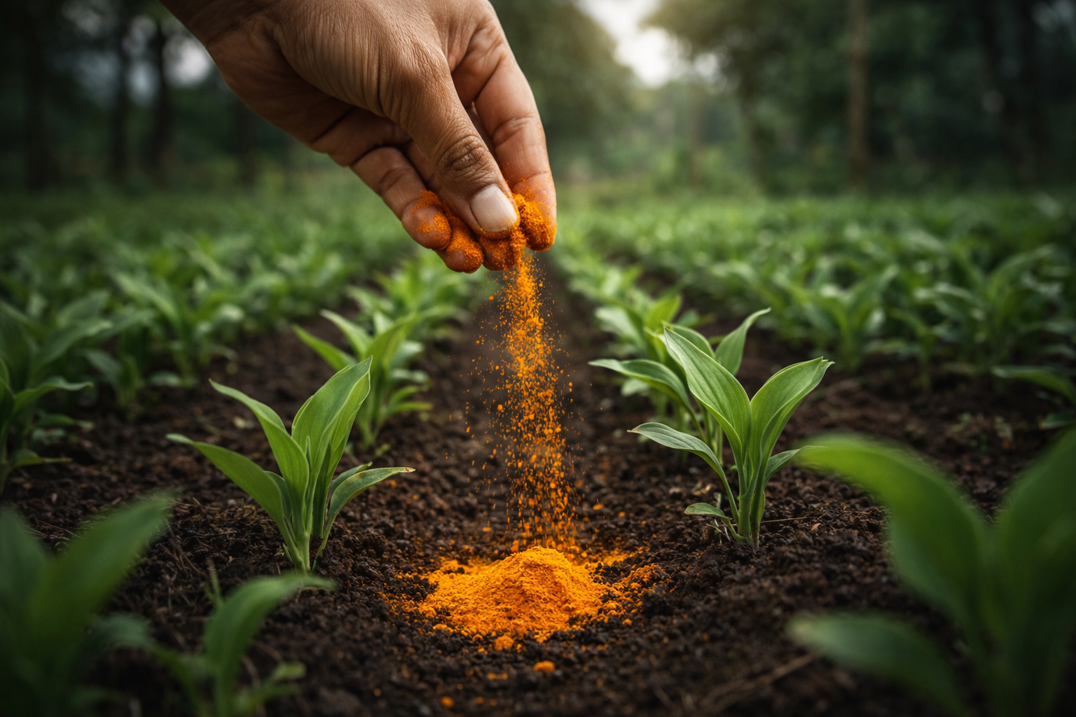 ¿Cuáles son los beneficios del cúrcuma para las plantas?