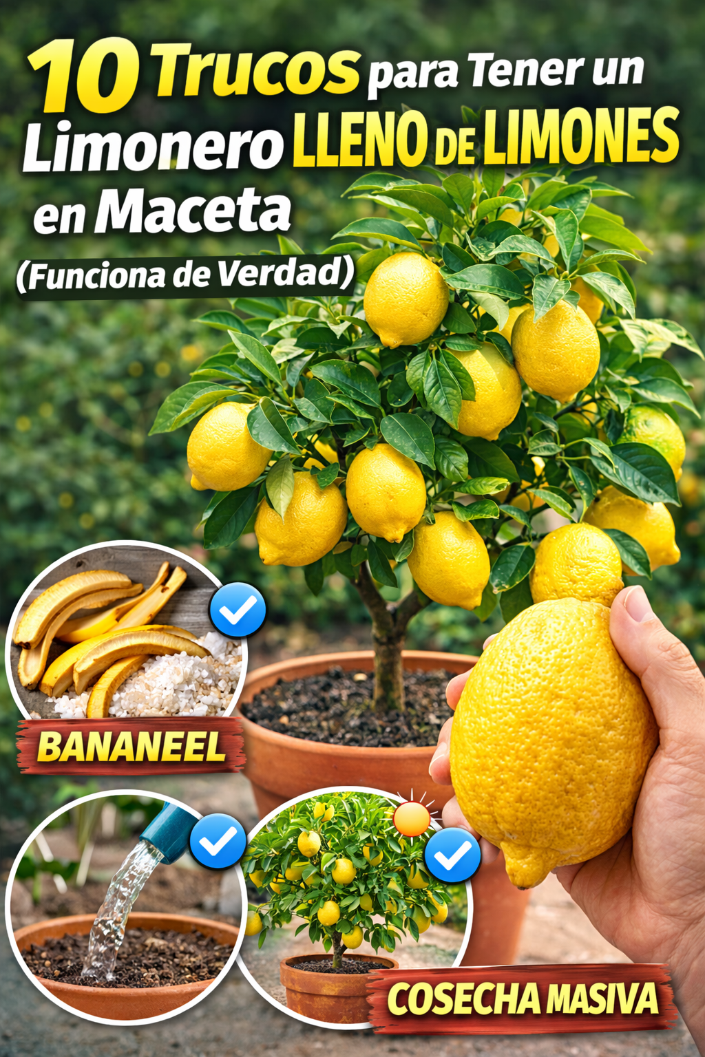 10 Trucos para Tener un Limonero Lleno de Limones en Maceta (Funciona de Verdad)