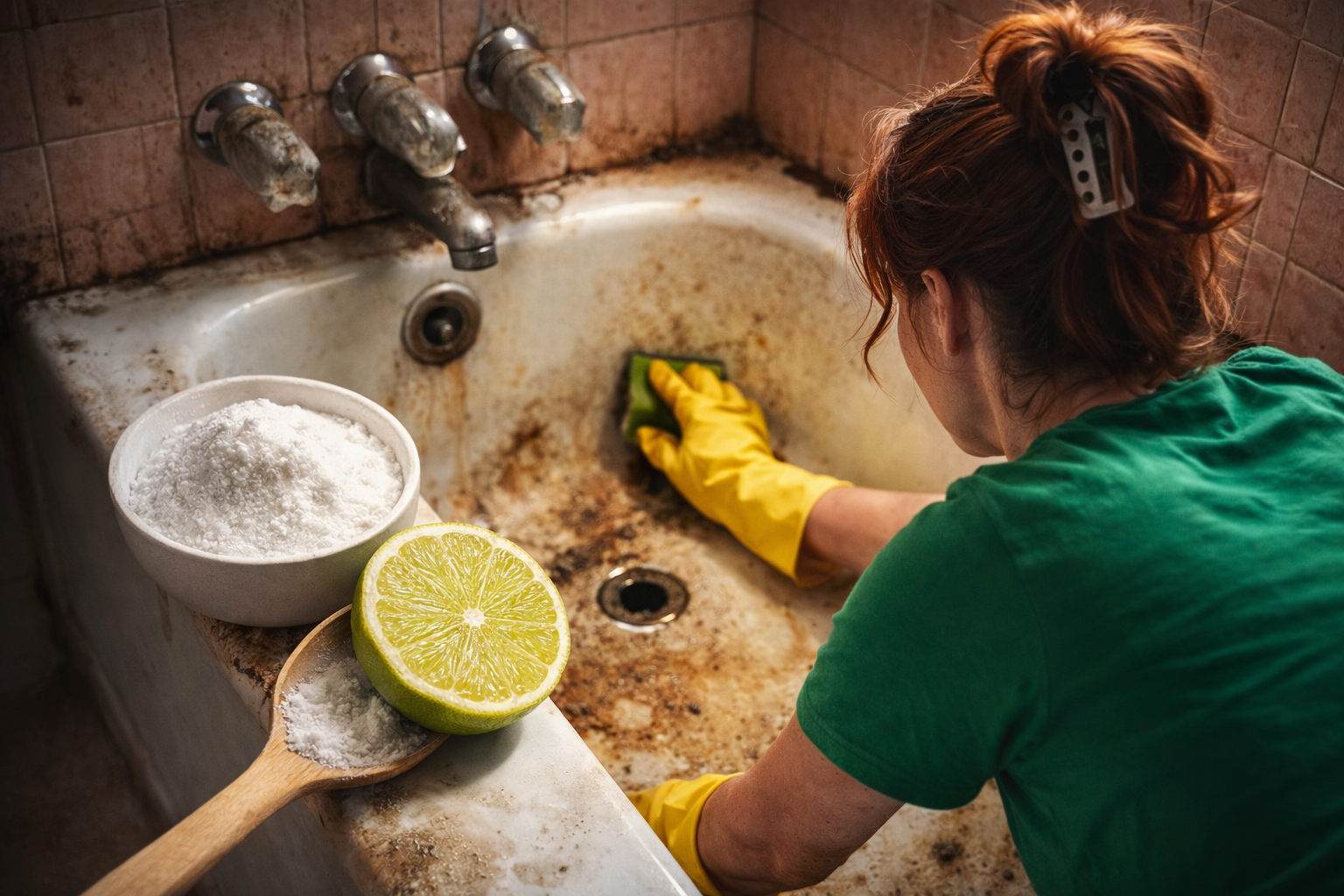 Así es como eliminar todo el moho del baño por menos de 0,10 centavos