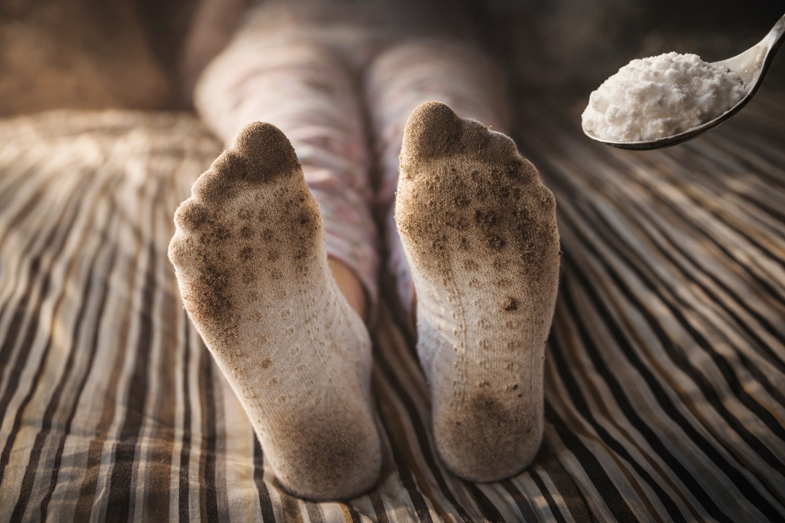 Calcetines impecablemente blancos y sin rayas – ¡el blanqueador no es la solución!