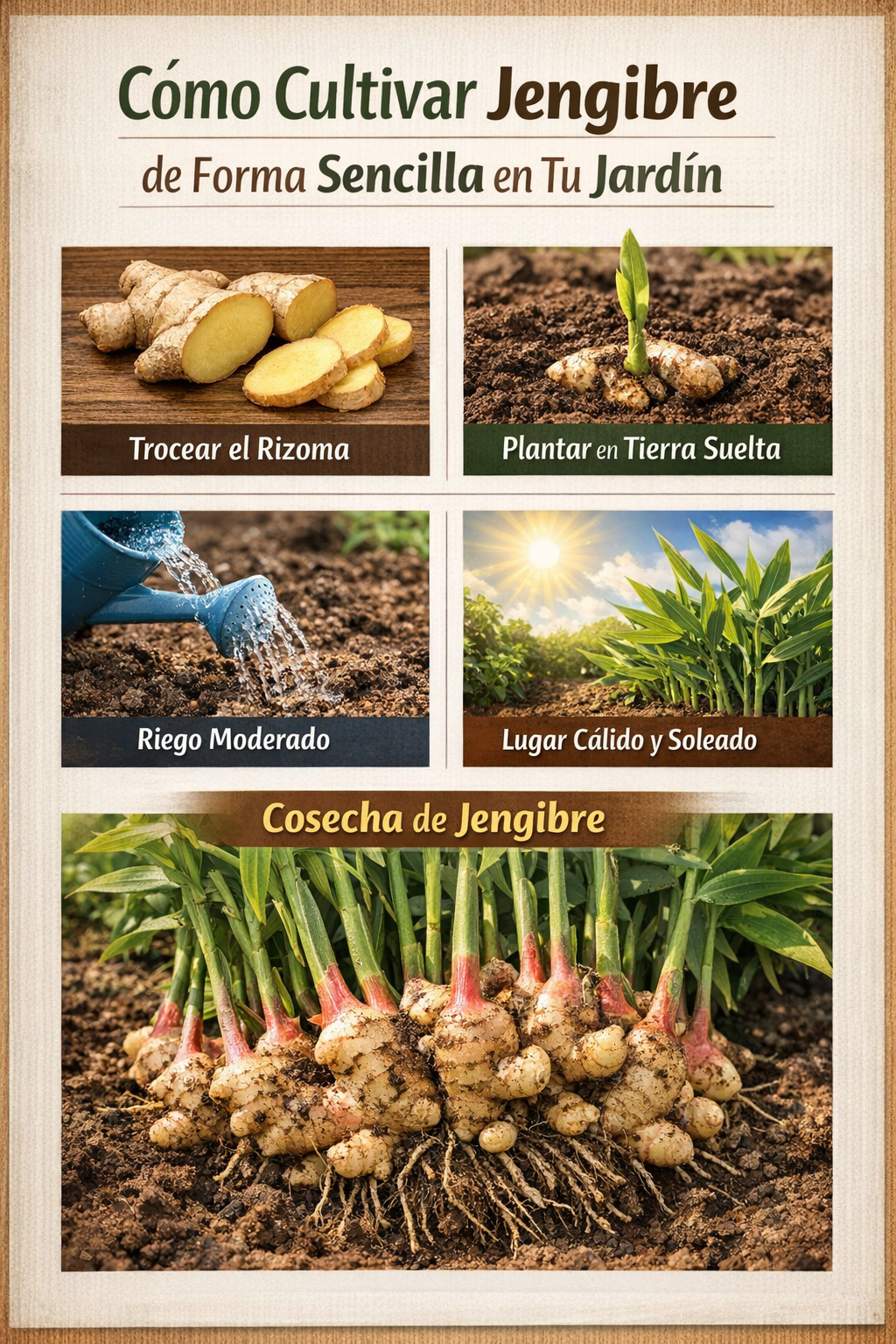 Cómo Cultivar Jengibre de Forma Sencilla en Tu Jardín