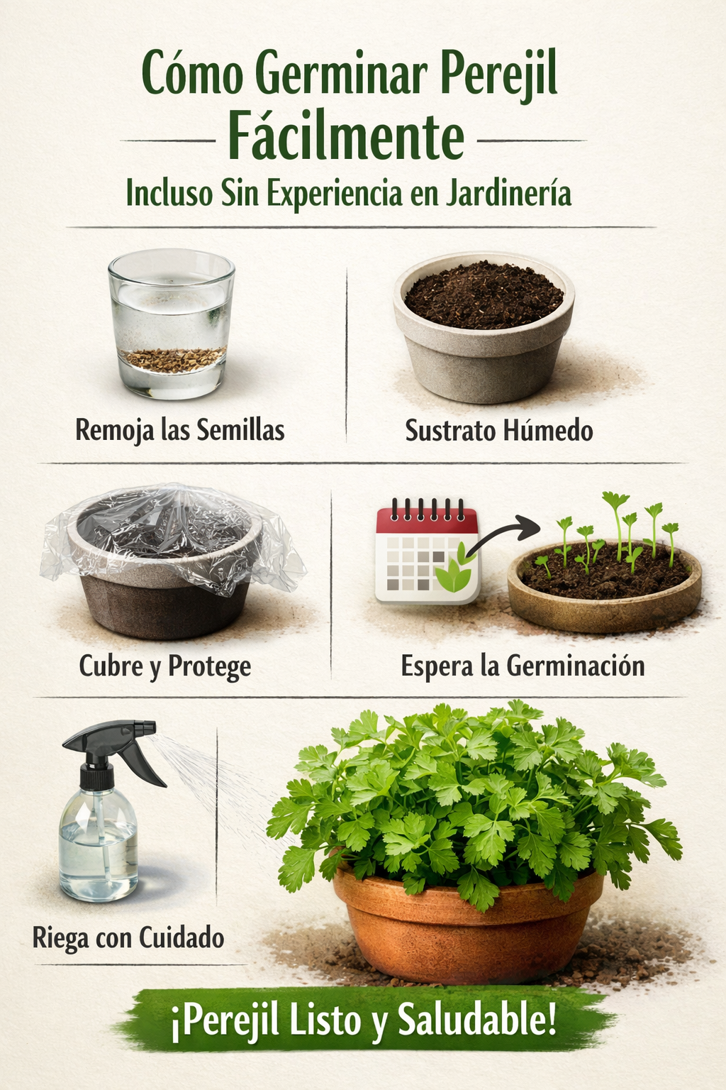 Cómo Germinar Perejil Fácilmente, Incluso Sin Experiencia en Jardinería