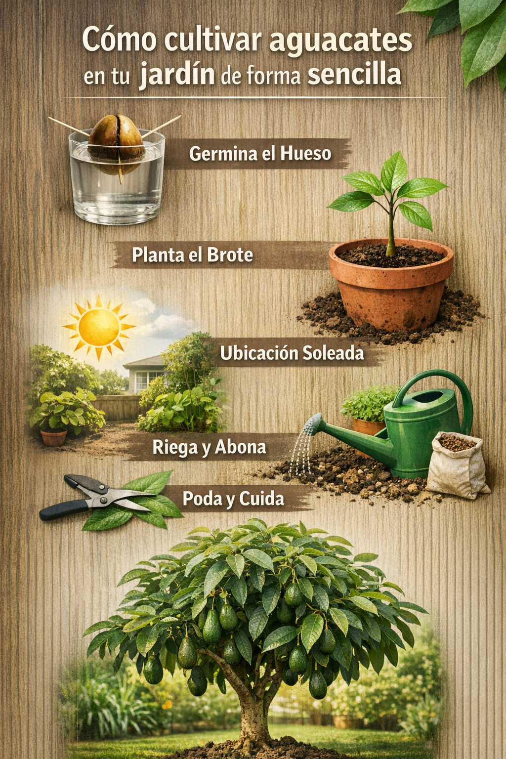 Cómo cultivar aguacates en tu jardín de forma sencilla