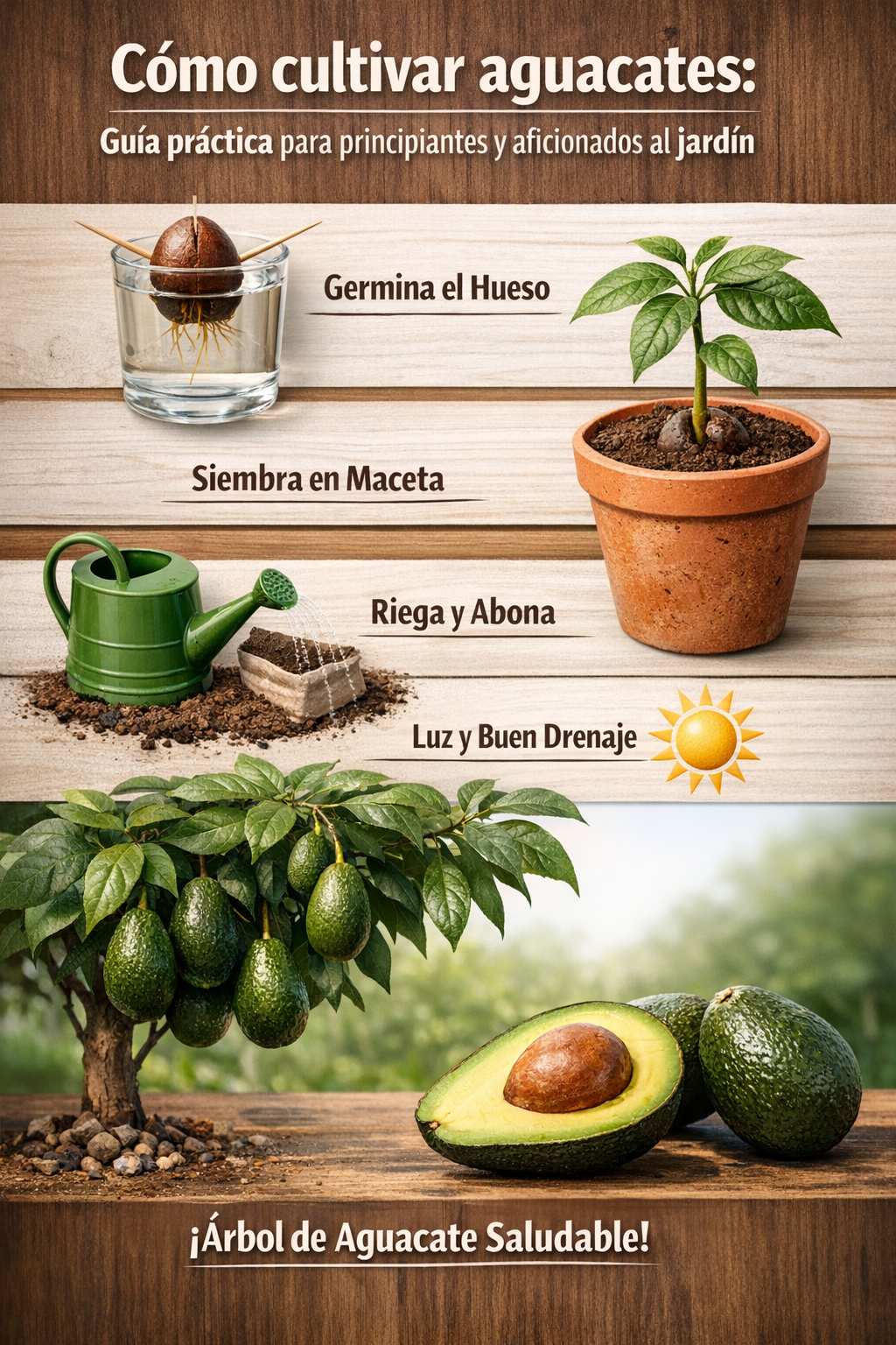 Cómo cultivar aguacates: guía práctica para principiantes y aficionados al jardín