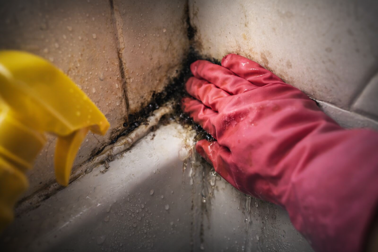 Cómo eliminar el moho de la bañera en 2 minutos con un solo ingrediente