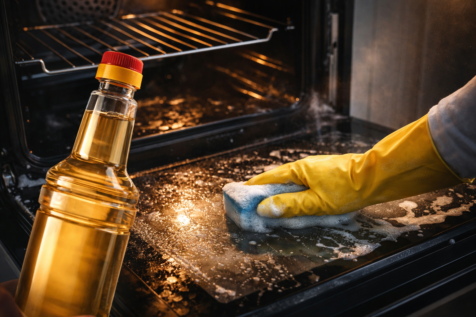 Cómo limpiar un horno muy sucio en 5 minutos con el método tradicional japonés