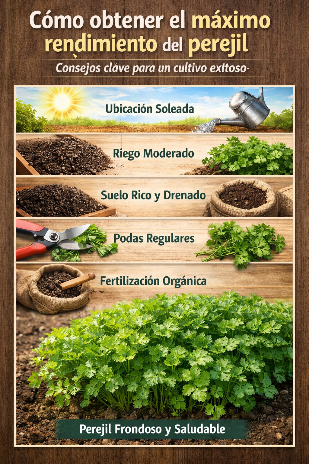 Cómo obtener el máximo rendimiento del perejil: consejos clave para una cultivo exitoso