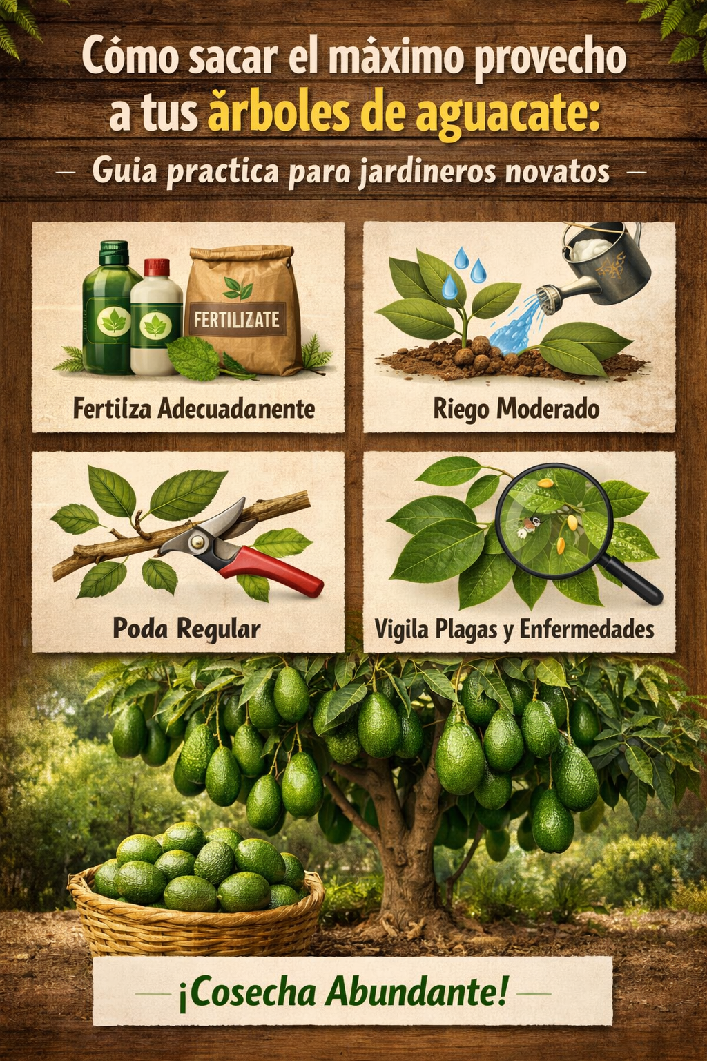 Cómo sacar el máximo provecho a tus árboles de aguacate: guía práctica para jardineros novatos