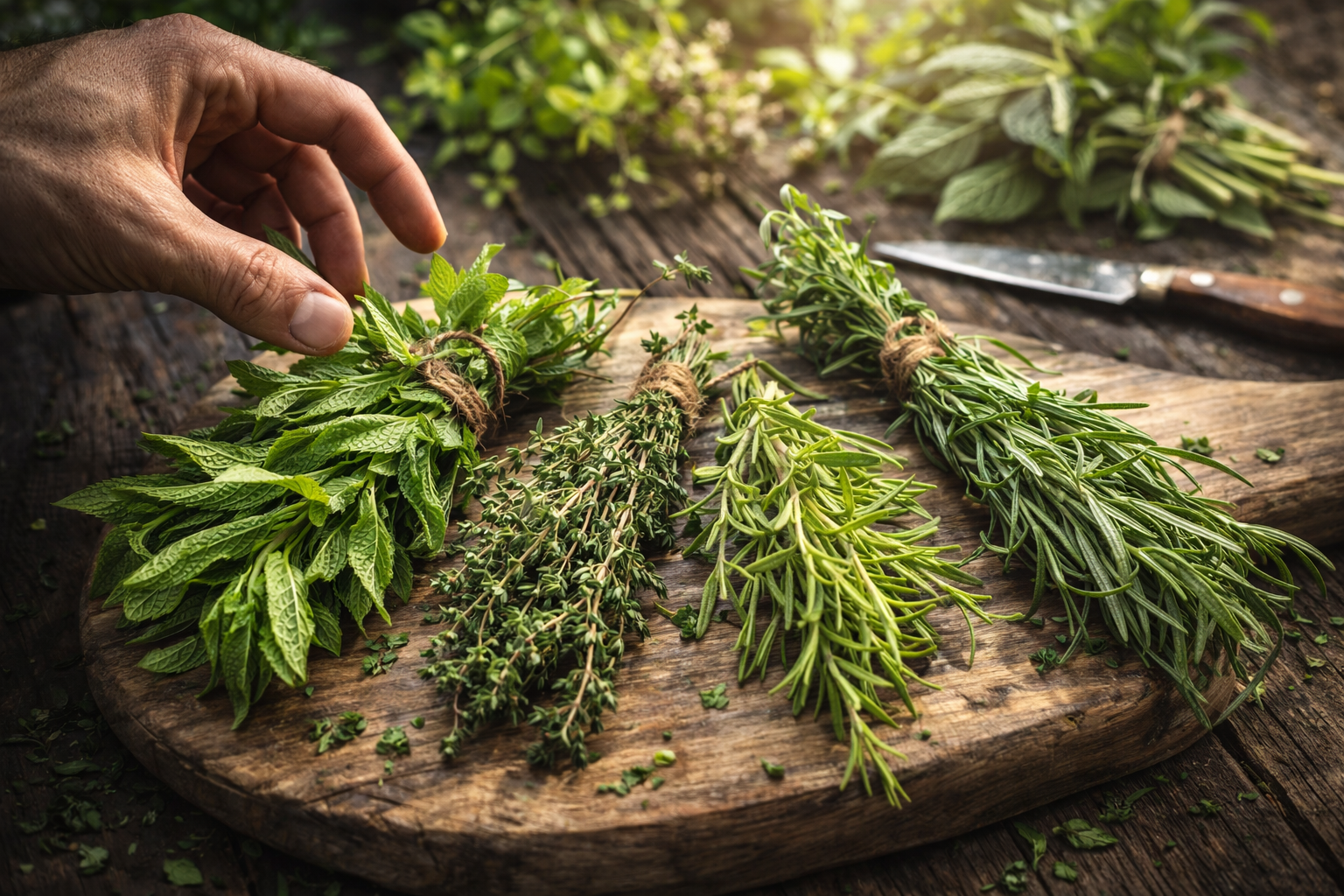 Conservación de hierbas aromáticas: la técnica para mantenerlas todo el año