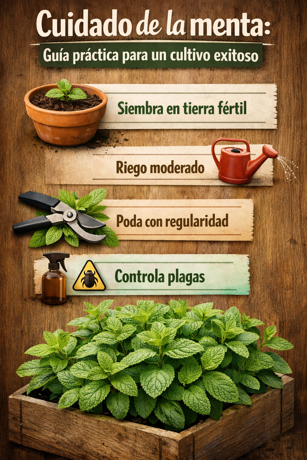 Cuidado de la menta: guía práctica para un cultivo exitoso