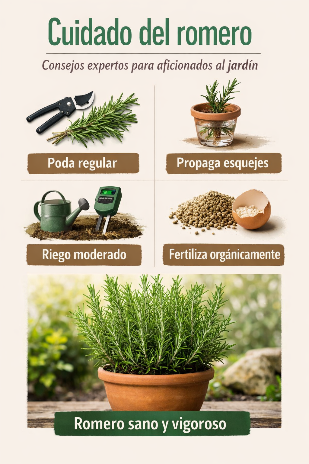 Cuidado del romero: consejos expertos para aficionados al jardín