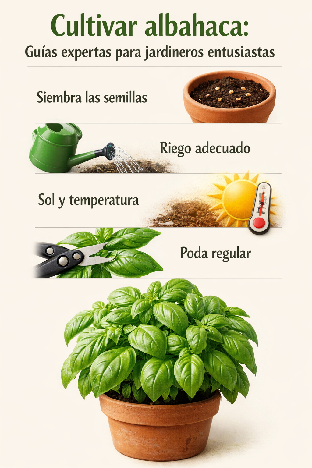 Cultivar albahaca: guías expertas para jardineros entusiastas