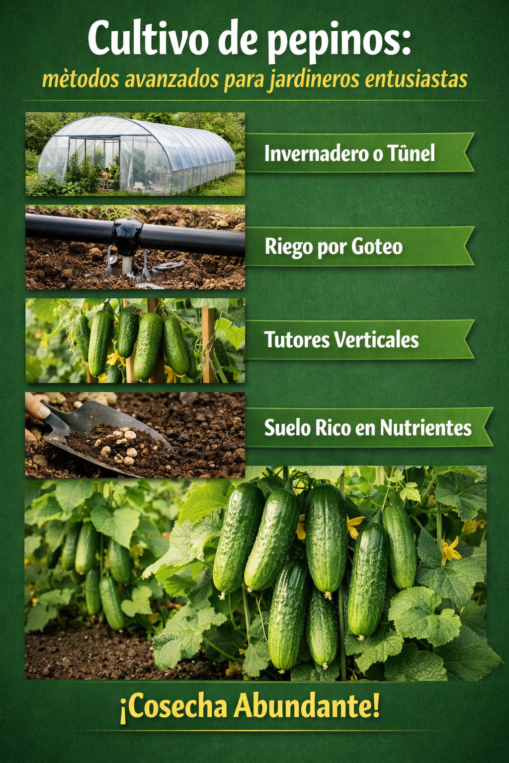 Cultivo de pepinos: métodos avanzados para jardineros entusiastas