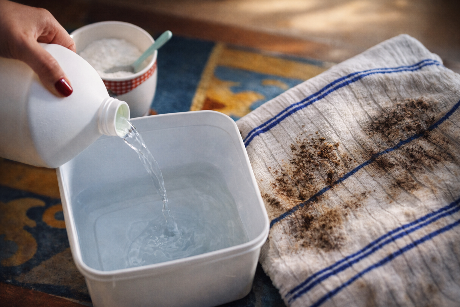 El truco del azúcar elimina incluso las manchas de moho más difíciles: paso a paso