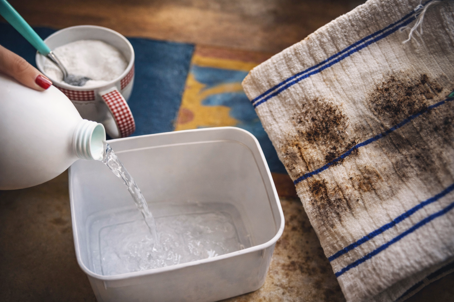 El truco del azúcar elimina incluso las manchas de moho más difíciles – paso a paso