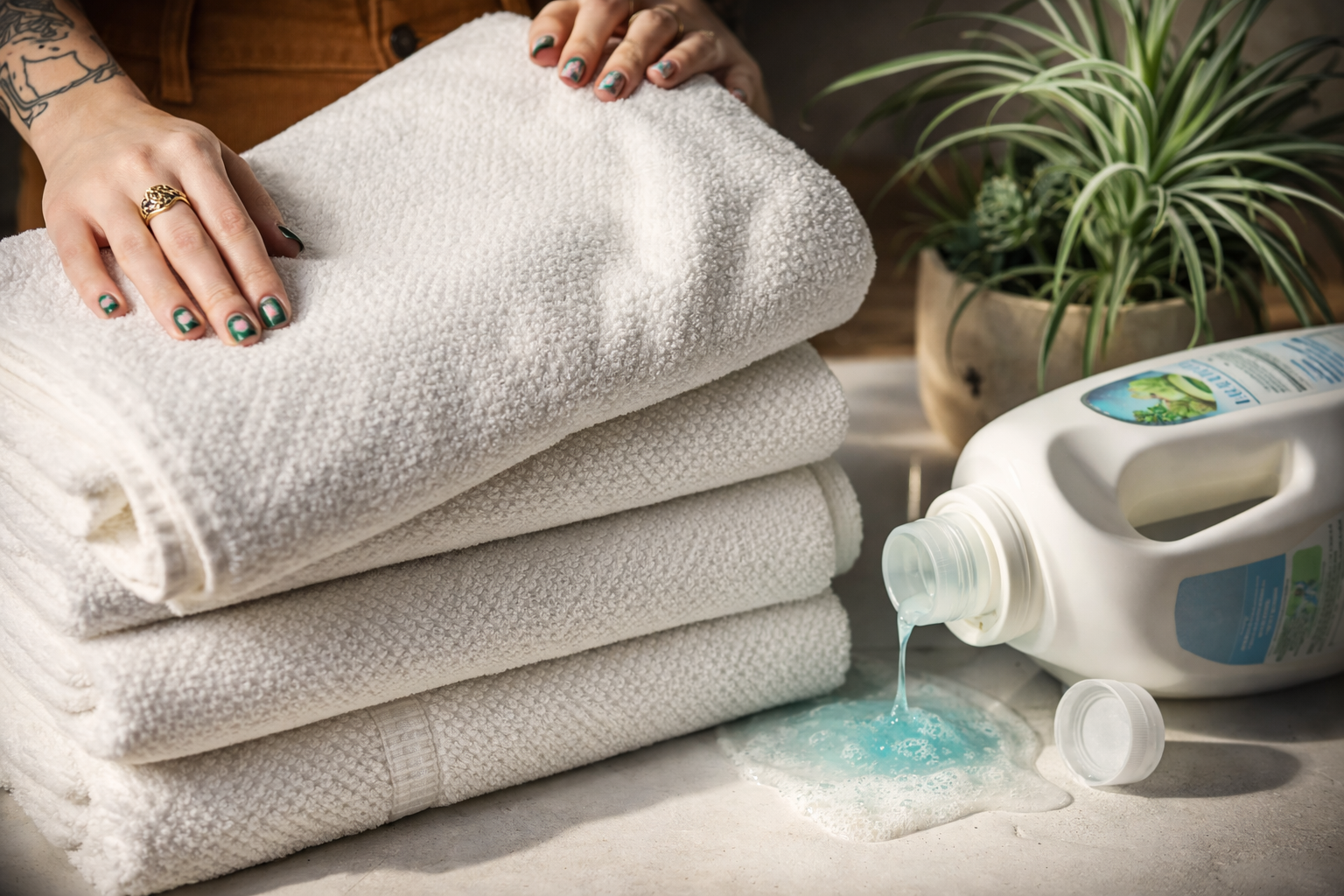 El vinagre: el secreto para toallas más suaves, sábanas más blancas y ropa con mejor aroma