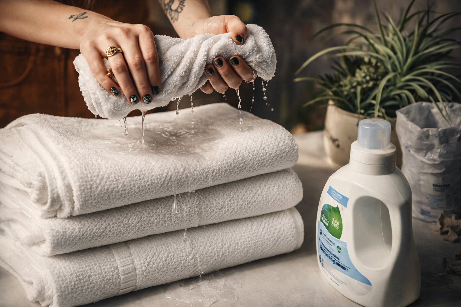 El vinagre: el truco para toallas más suaves, sábanas más blancas y ropa con aroma fresco