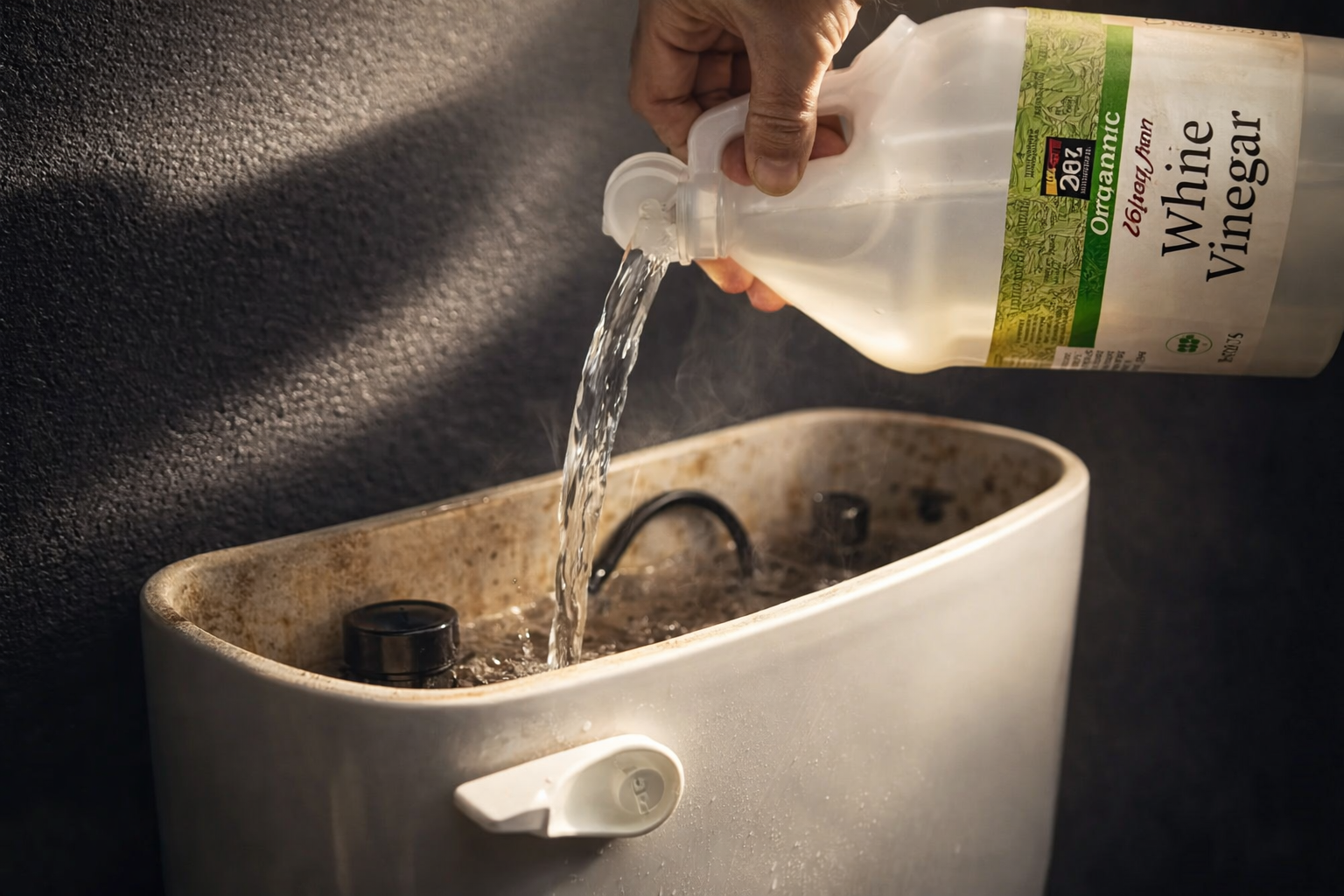 El vinagre en el baño soluciona un problema molesto: mucha gente lo utiliza.