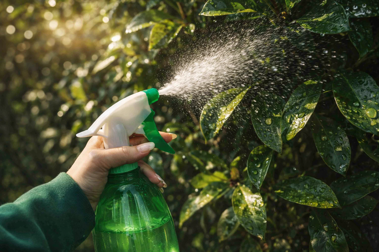 Elimina las plagas de las plantas en segundos con solo rociarlas