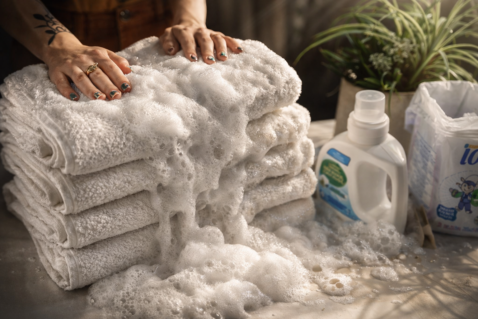 Gorras blancas en la lavadora: el secreto está en no usar lejía