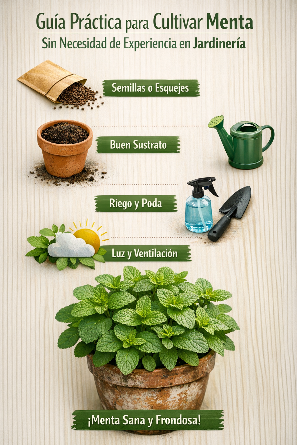 Guía Práctica para Cultivar Menta Sin Necesidad de Experiencia en Jardinería