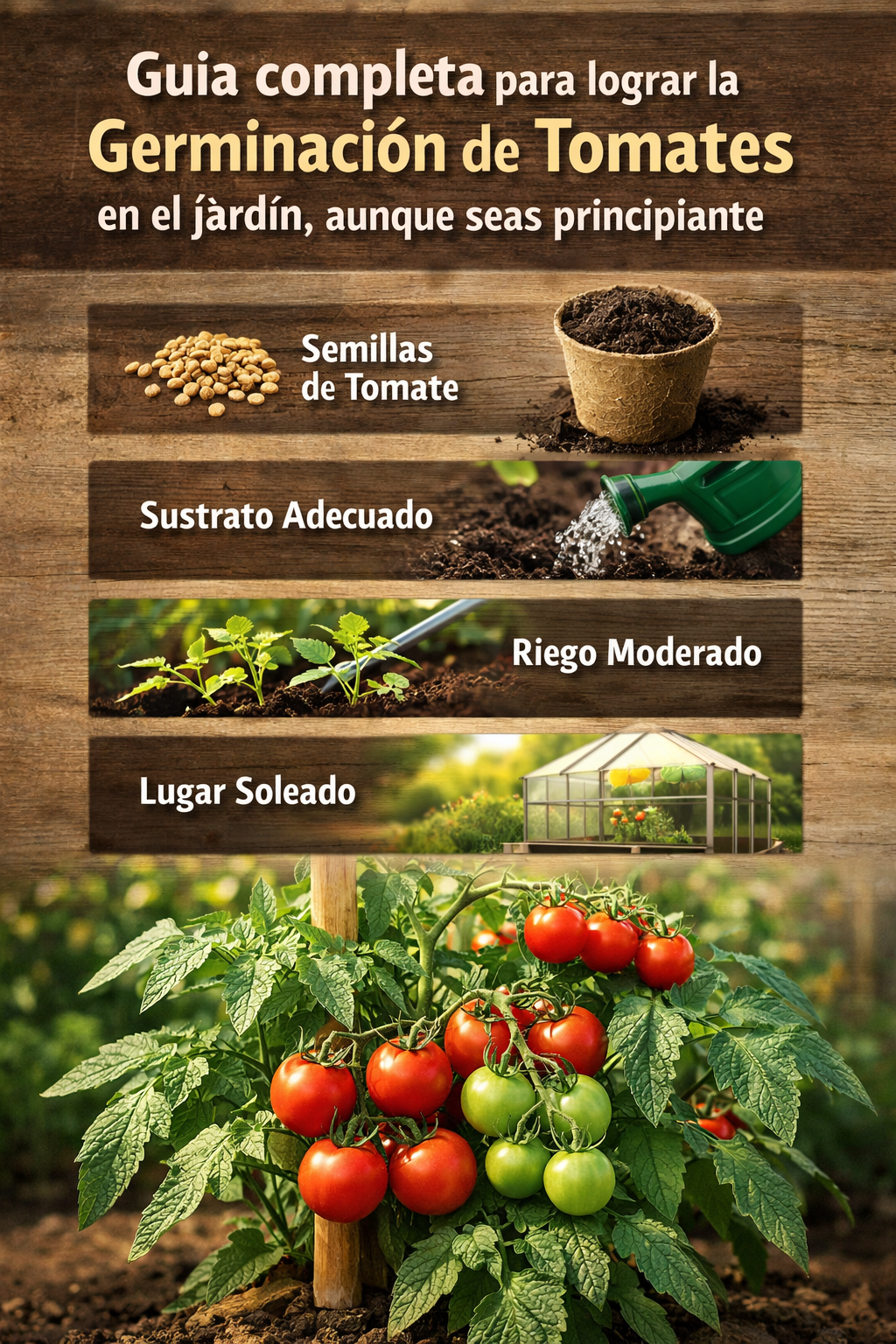 Guía completa para lograr la germinación de tomates en el jardín, aunque seas principiante