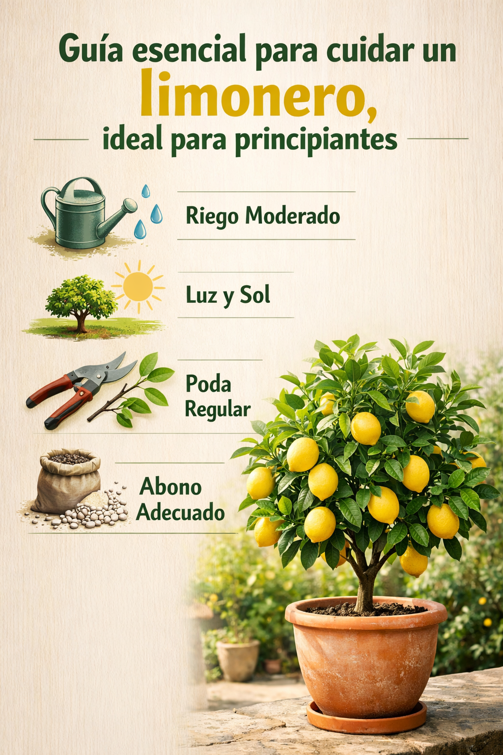 Guía esencial para cuidar un limonero, ideal para principiantes